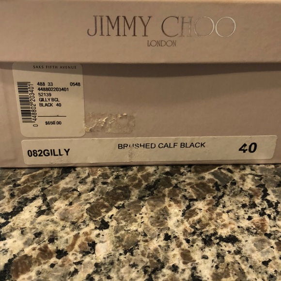 JIMMY CHOO Black Heels Sz 40 - Picture 5 of 5
